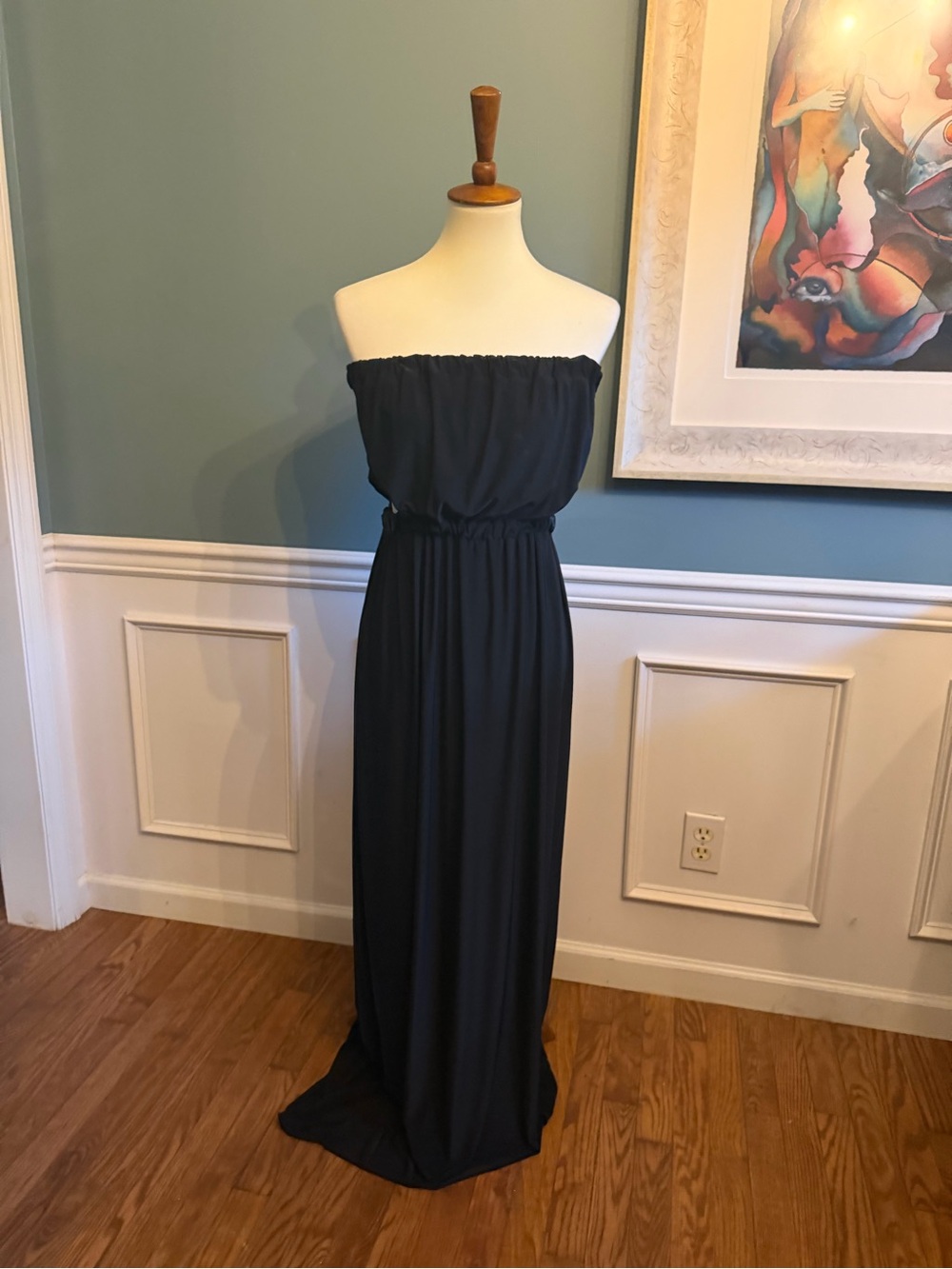 Black Tube Maxi Dress - Classic Elegant Style